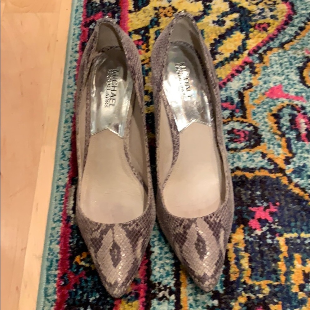 Michael Kors snake skin heels